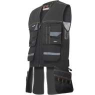 Vesta Lucru Cu Teaca Aditionala / Negru - 3xl