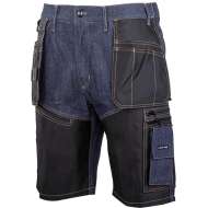 Pantalon Lucru Tip-blugi Scurt Cu Intaritura - M